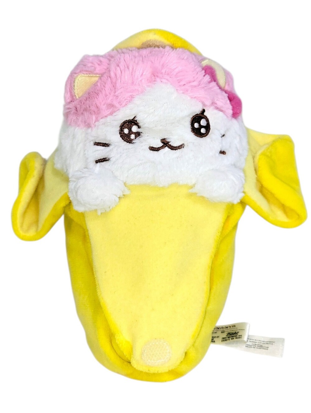 Funko Bananya Bananyako 8" Plush The Kitty Who Lives in a Banana White Cat